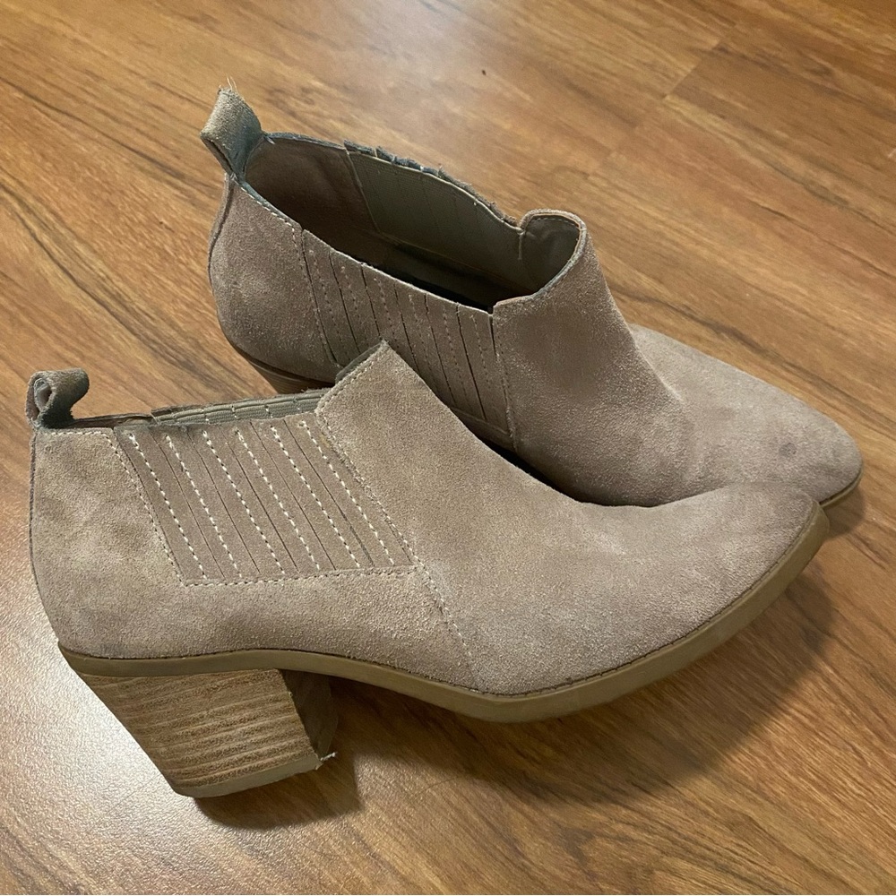 Dolce Vita Suede Slip on Booties